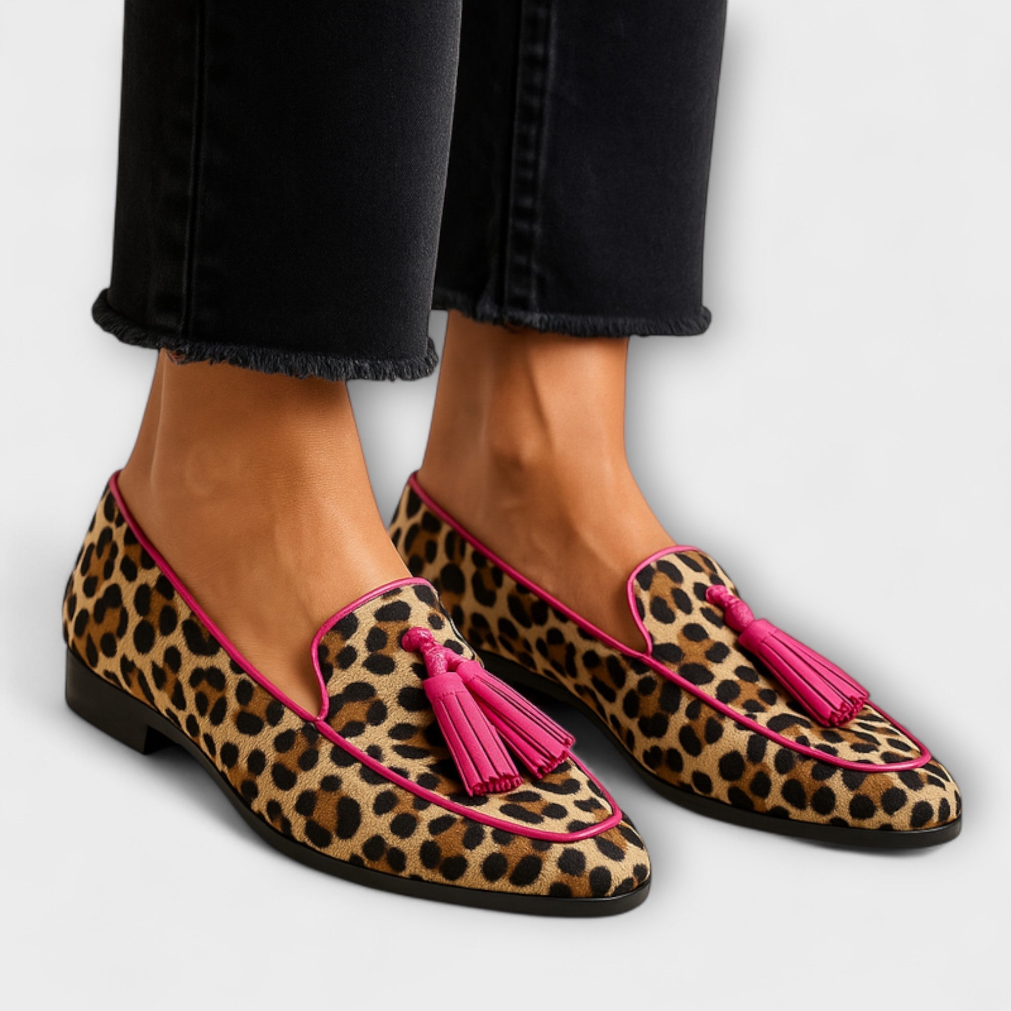 Lana - Fringed Moccasins