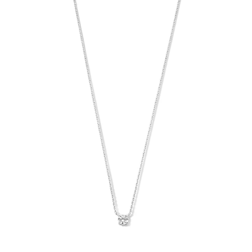 Collier avec pierre moissanite Cléa | Or