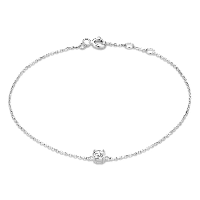 Bracelet avec pierre moissanite Cléa | Or