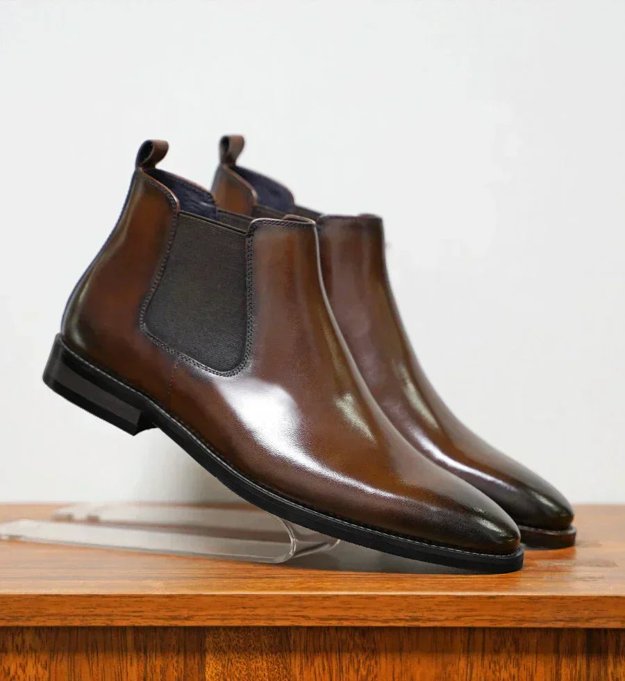 Blake™ | Élégantes Bottes Chelsea en Cuir